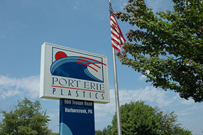 Port Erie Plastics Sign